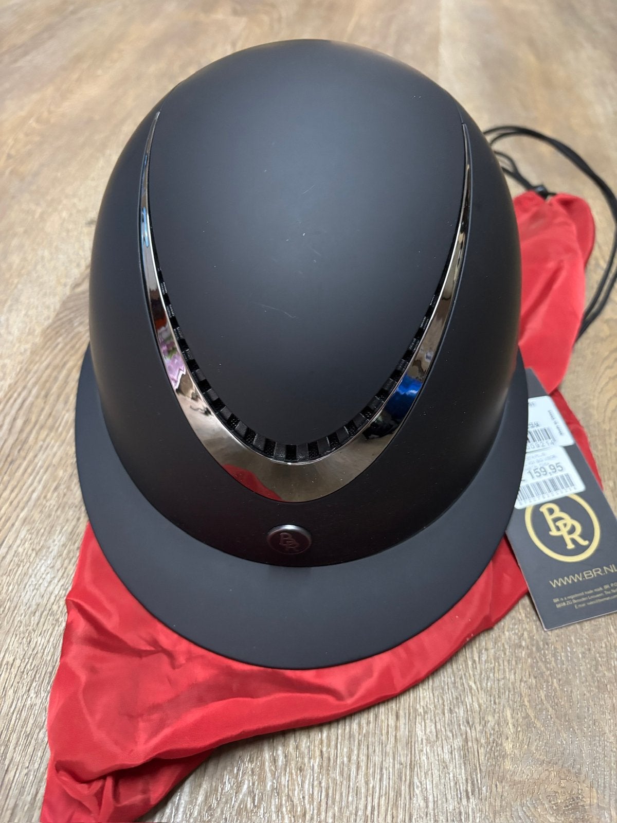 BR cap maat S/52-54cm bijna nieuw, Dieren en Toebehoren, BR, Ophalen of Verzenden, Zo goed als nieuw, Rijhelm/cap