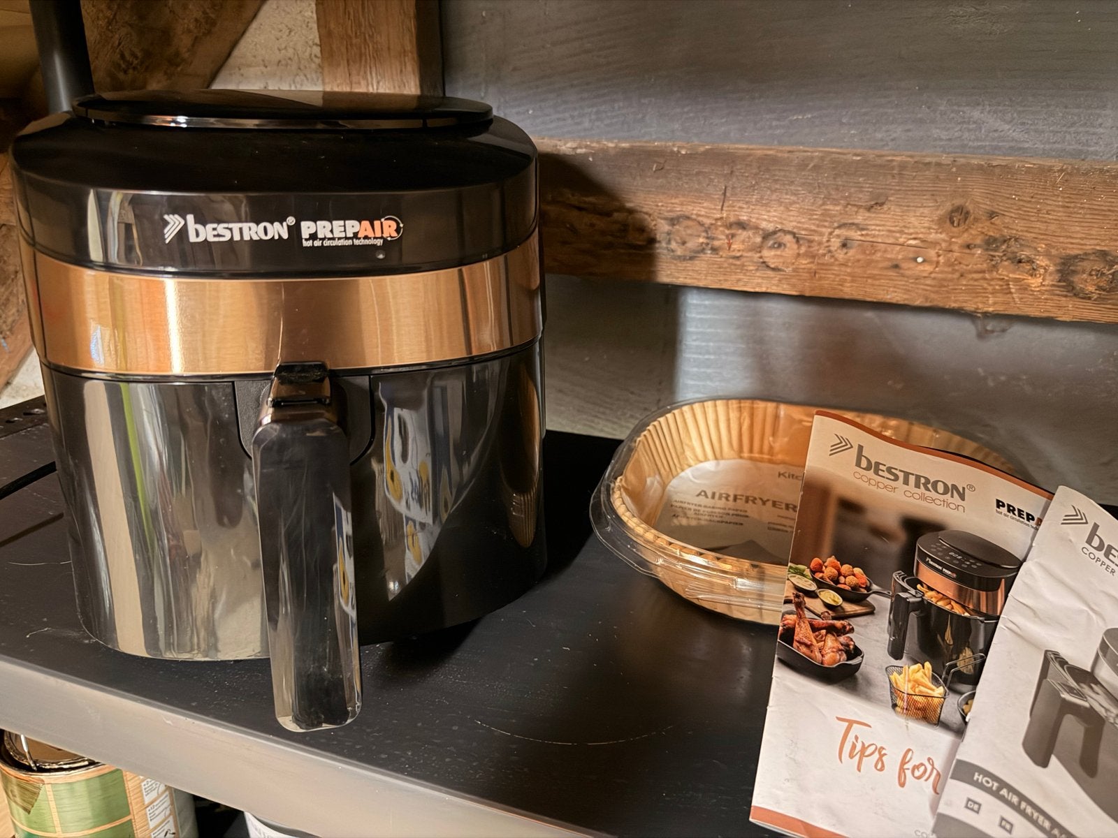 Bestron Airfryer met accessoires - Zo goed als nieuw, Ophalen of Verzenden, Zo goed als nieuw, Airfryer, 1000 t/m 1499 gram