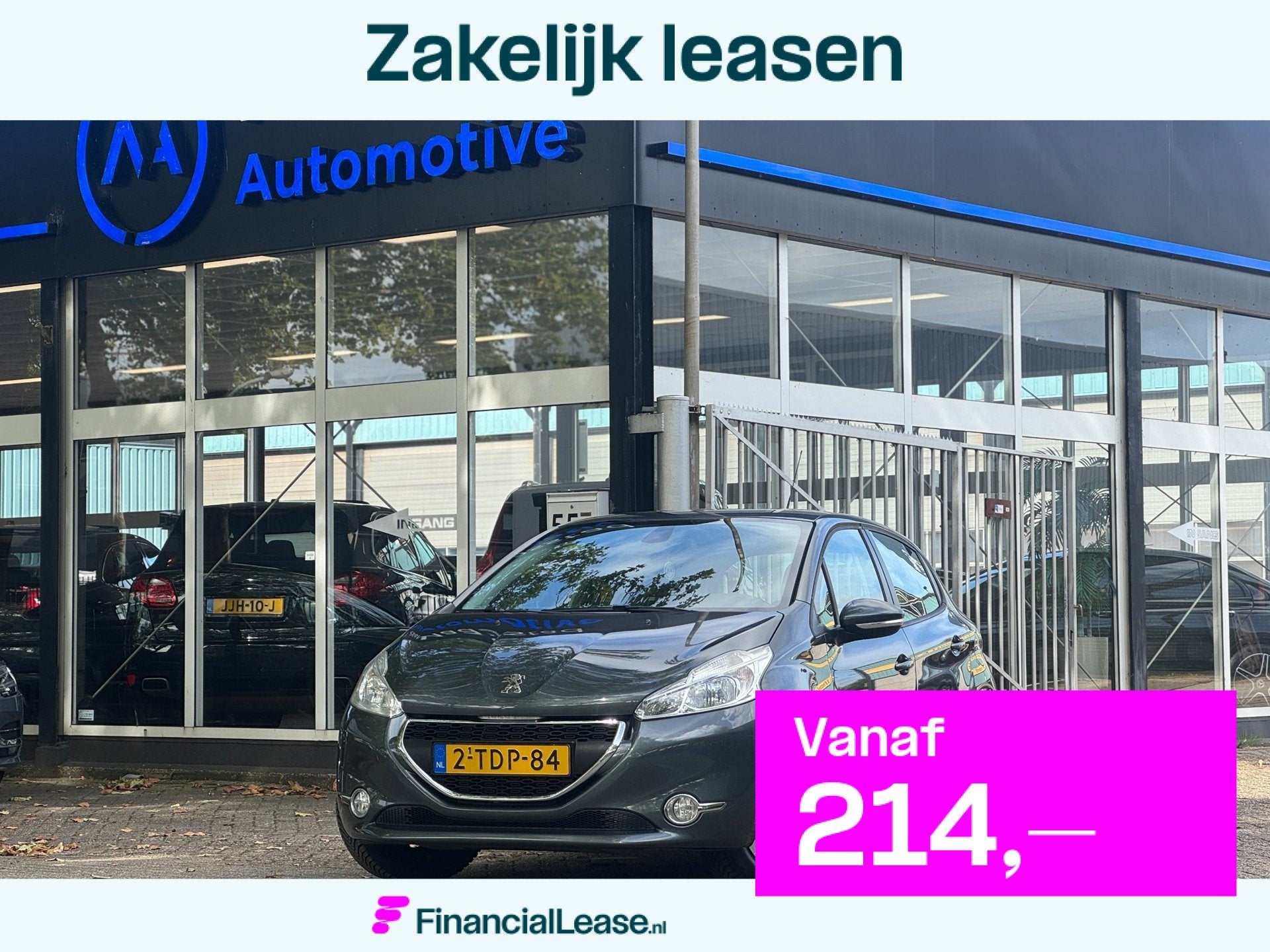 Peugeot 208 1.2 VTi Envy 5Drs Lage KMs airco 100% onderhoude, Voorwielaandrijving, Euro 5, Gebruikt, 31 €/maand