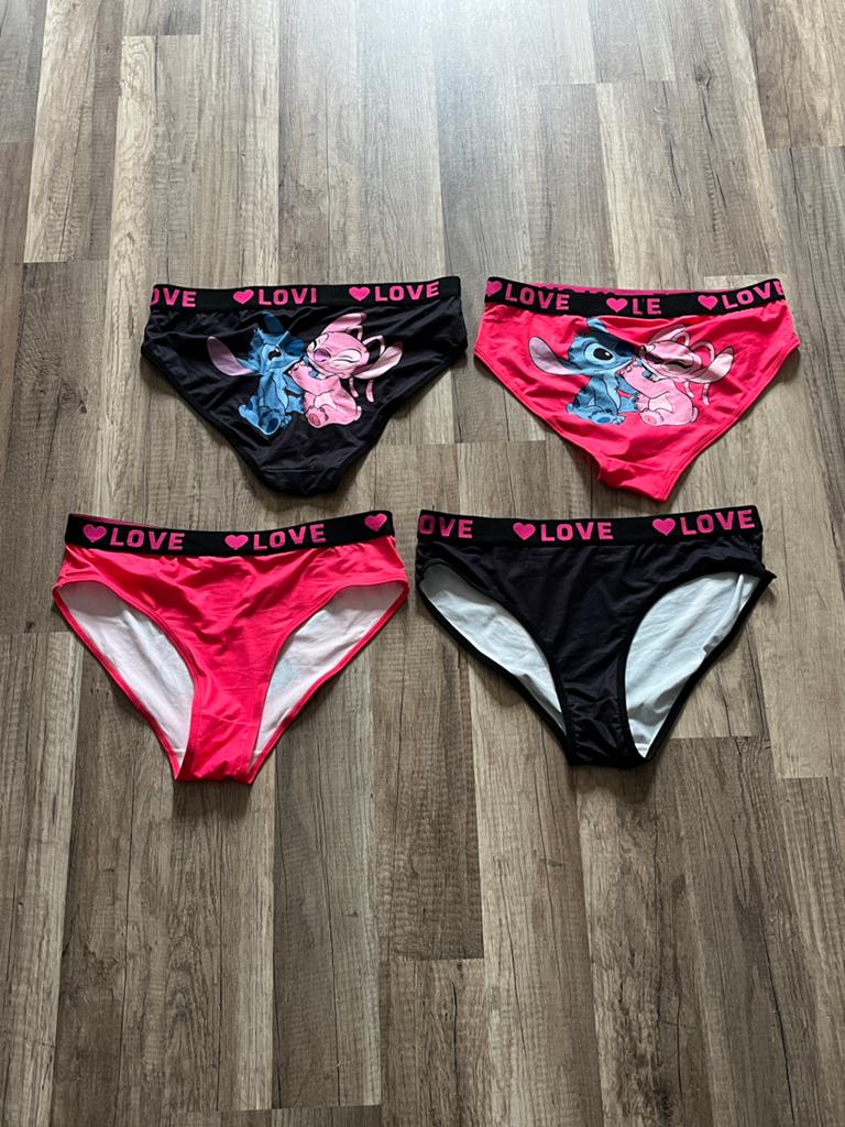Set van 4 Disney Stitch & Angel onderbroeken XXL, Kleding | Dames, Ondergoed en Lingerie, Ophalen of Verzenden, Slip