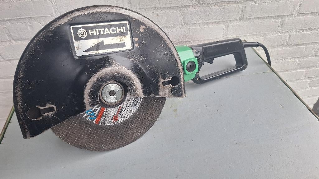 Hitachi CC12Y slijpmachine 305mm, Ophalen of Verzenden, Gebruikt, 1000 watt of meer, Haakse handslijpmachine