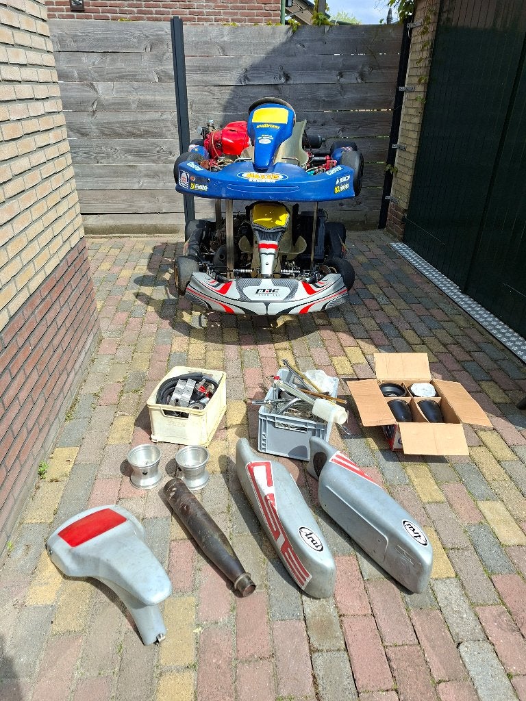 2 Karts Maxter ICC en Honda GX390 met veel reserveonderdelen, Sport en Fitness, Karting, Gebruikt, Kart, Ophalen