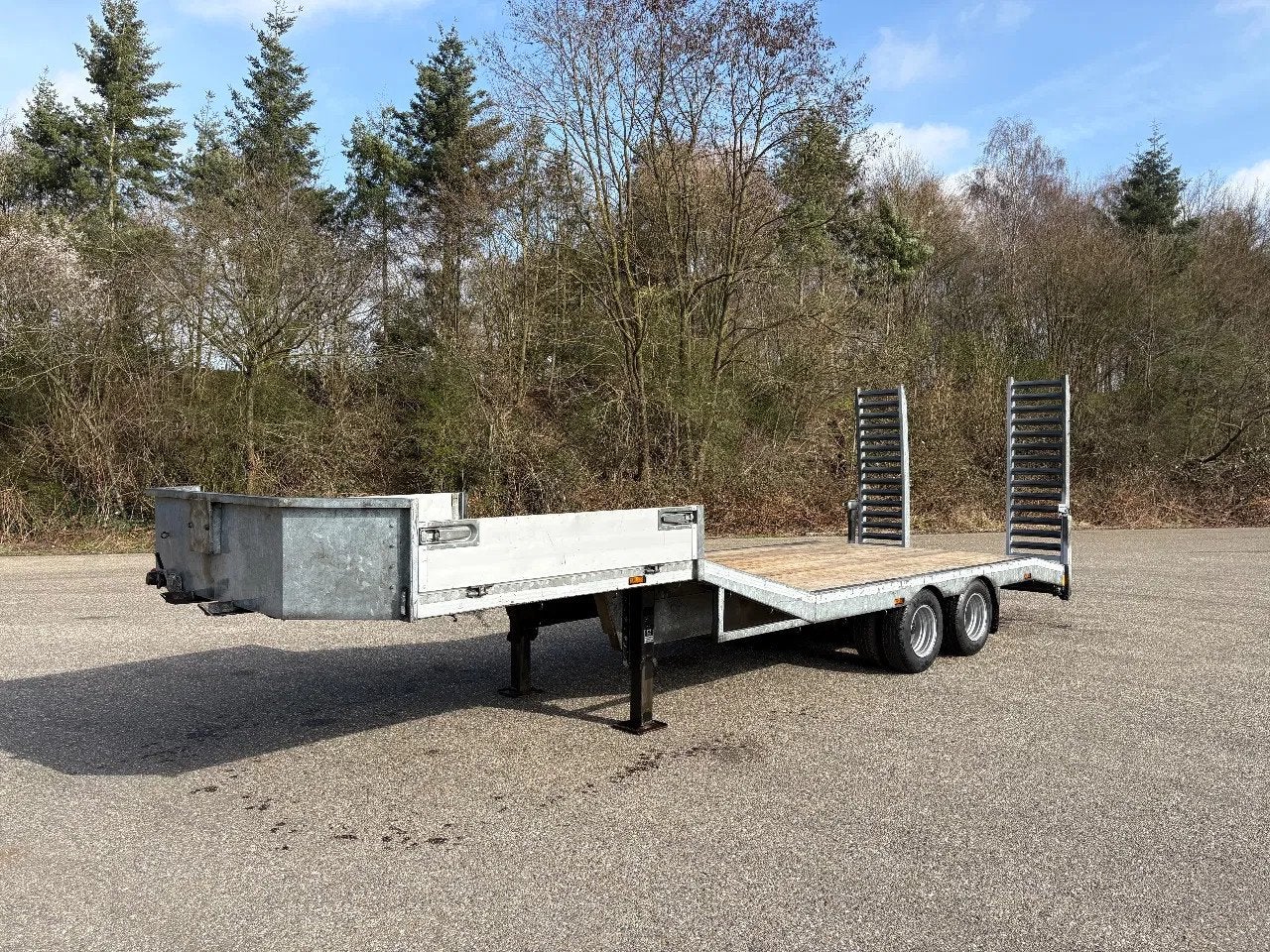 kuiper Be oplegger 9 TON semi dieplader (bj 2012), Auto's, Vrachtwagens, Overige brandstoffen, Origineel Nederlands, Bedrijf, Aanhangers en Opleggers