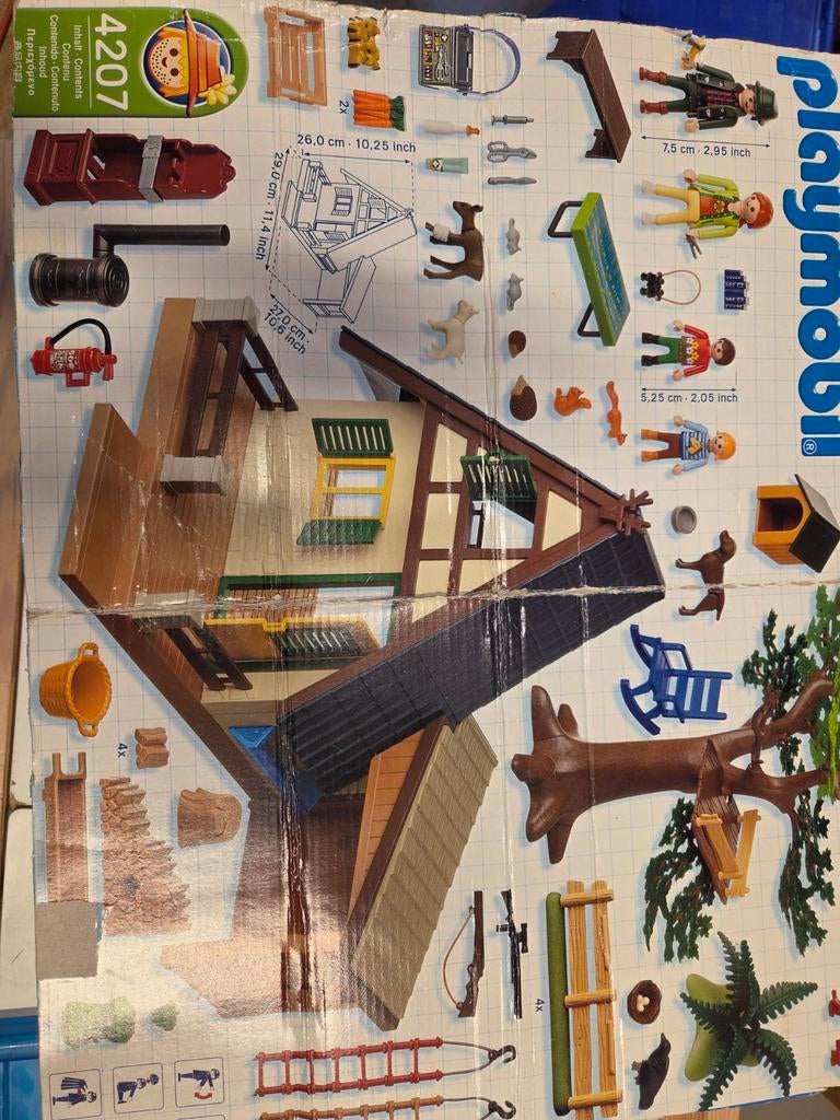 Playmobil 4207 Boomhut met veel accessoires, Ophalen of Verzenden, Gebruikt, Complete set