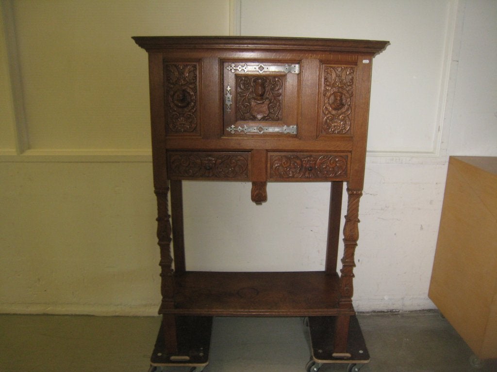 Antieke (Neo) Renaissance stijl kabinetkast 19de eeuw, Niet ingevuld, Gebruikt, Niet ingevuld, Niet ingevuld