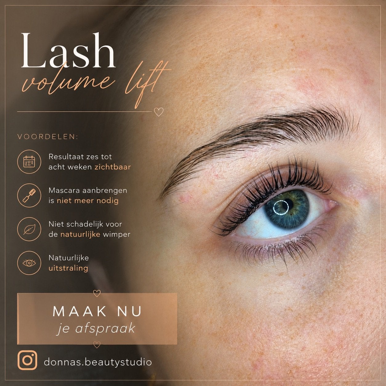 Lash Volume lift, Ophalen, Nieuw, Ogen