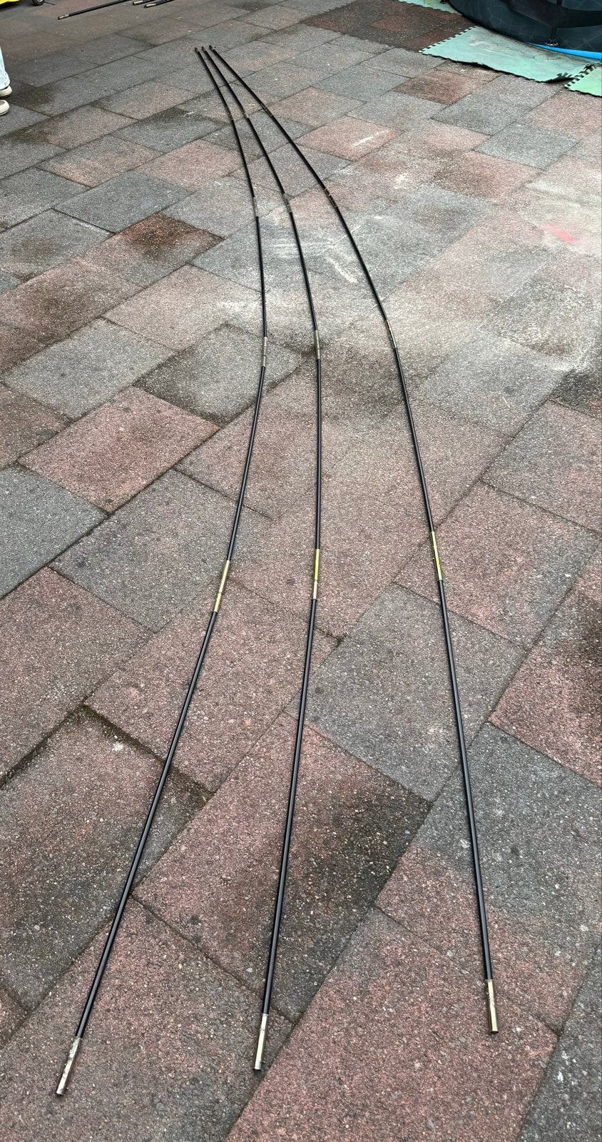 Glasvezelstokken voor Exit zwembadoverkapping rond 305cm, Ophalen of Verzenden, Gebruikt