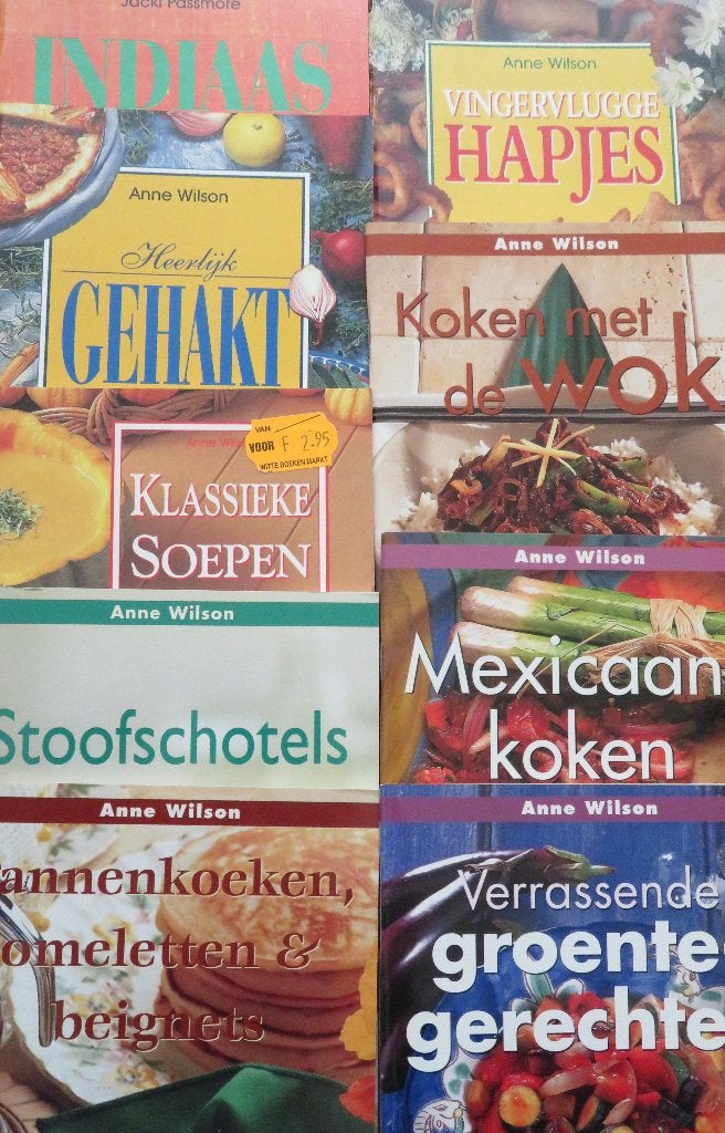 Anne Wilson, 9 kookboeken, Ophalen, Gelezen, Anne Wilson