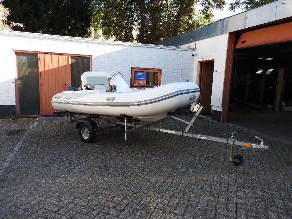 Selva Rubberboot CRT 345P met Selva 6XS/9PK , bj. 2020, Watersport en Boten, Peddels, Zo goed als nieuw, 9 pk, Ophalen