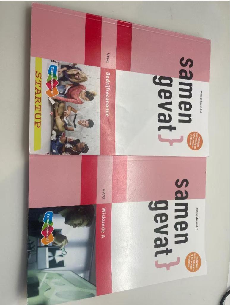 Wiskunde & bedrijfseconomie samengevat VWO, Boeken, Schoolboeken, Ophalen of Verzenden, Zo goed als nieuw, VWO