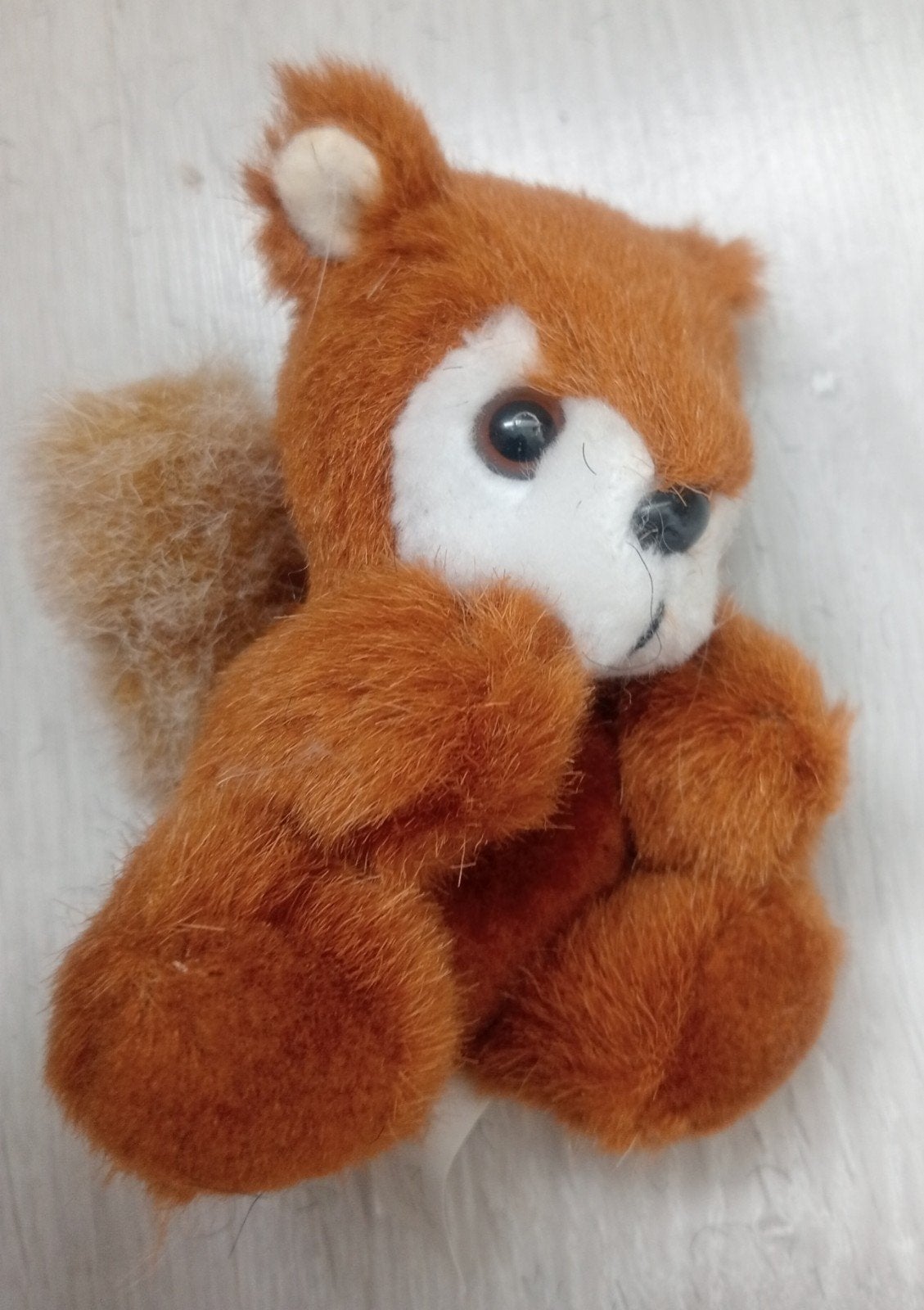 Pluche eekhoorn knuffel, Ophalen of Verzenden, Zo goed als nieuw, Bruin, Overige typen
