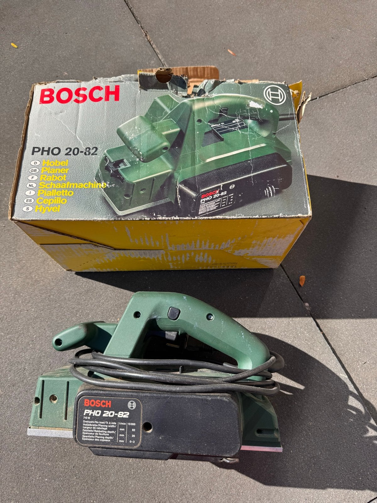 Bosch PHO 20-82 Schaafmachine - Zo goed als nieuw, Ophalen of Verzenden, Zo goed als nieuw, Elektrisch