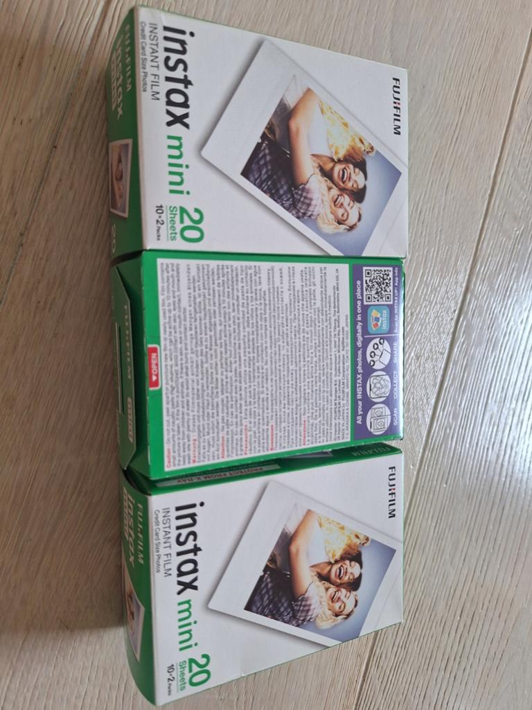Fujifilm Instax Mini Instant Film - 3x 20 vellen, Fujifilm, Nieuw, Overige formaten, Glanzend