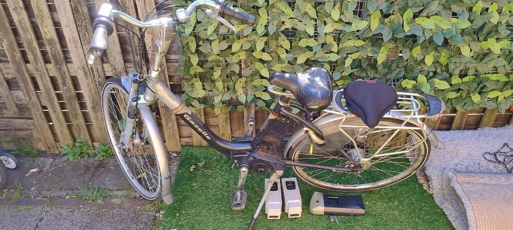 Elektrische fiets dames, Ophalen, Gebruikt, 47 tot 50 cm, Schijfrem