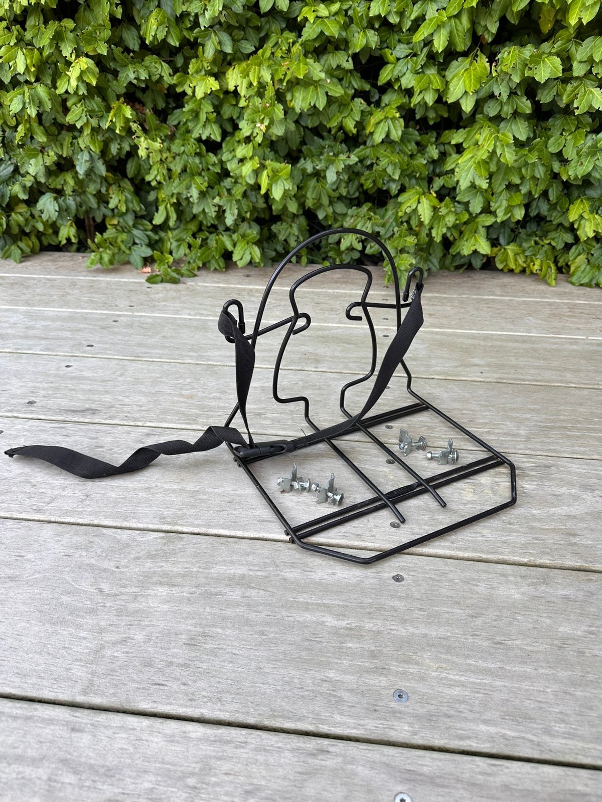 Steco monkey mee rugzak drager voor op de fiets, Ophalen, Gebruikt