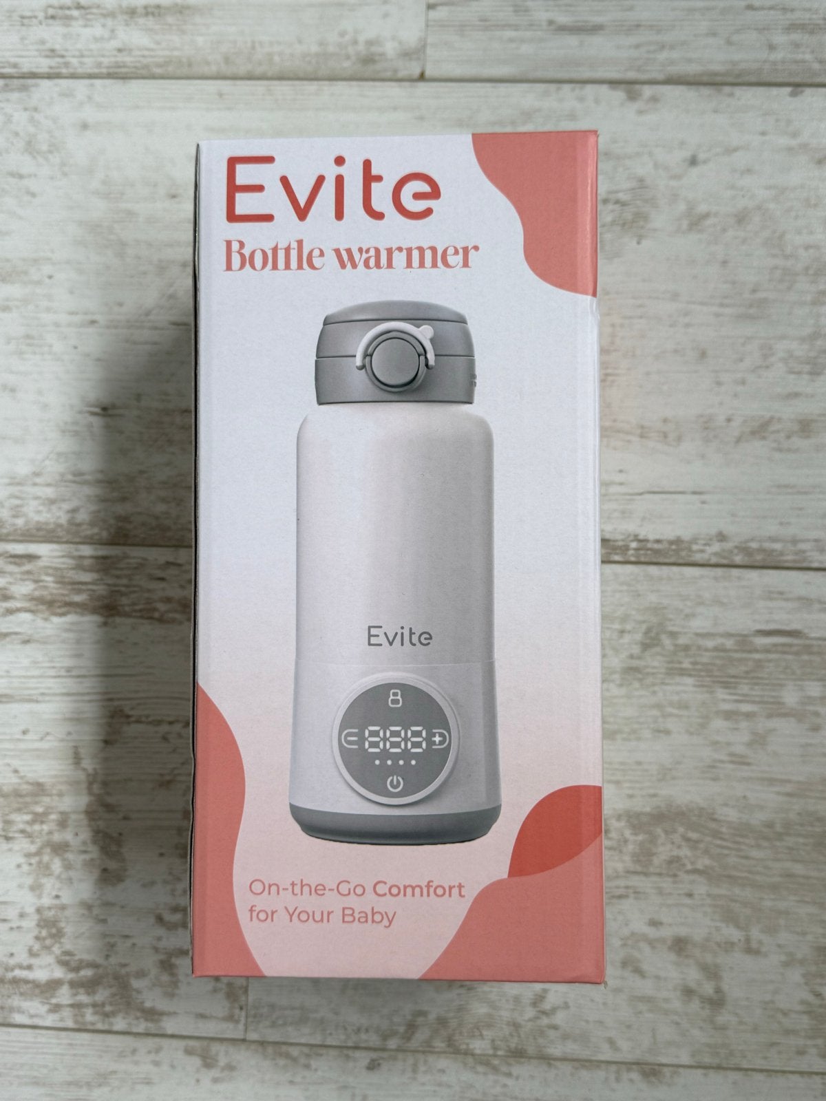 Evite Draagbare Flessenwarmer nieuw!, Kinderen en Baby's, Flessen- of potjesverwarmer, Verzenden, Zo goed als nieuw, Evite