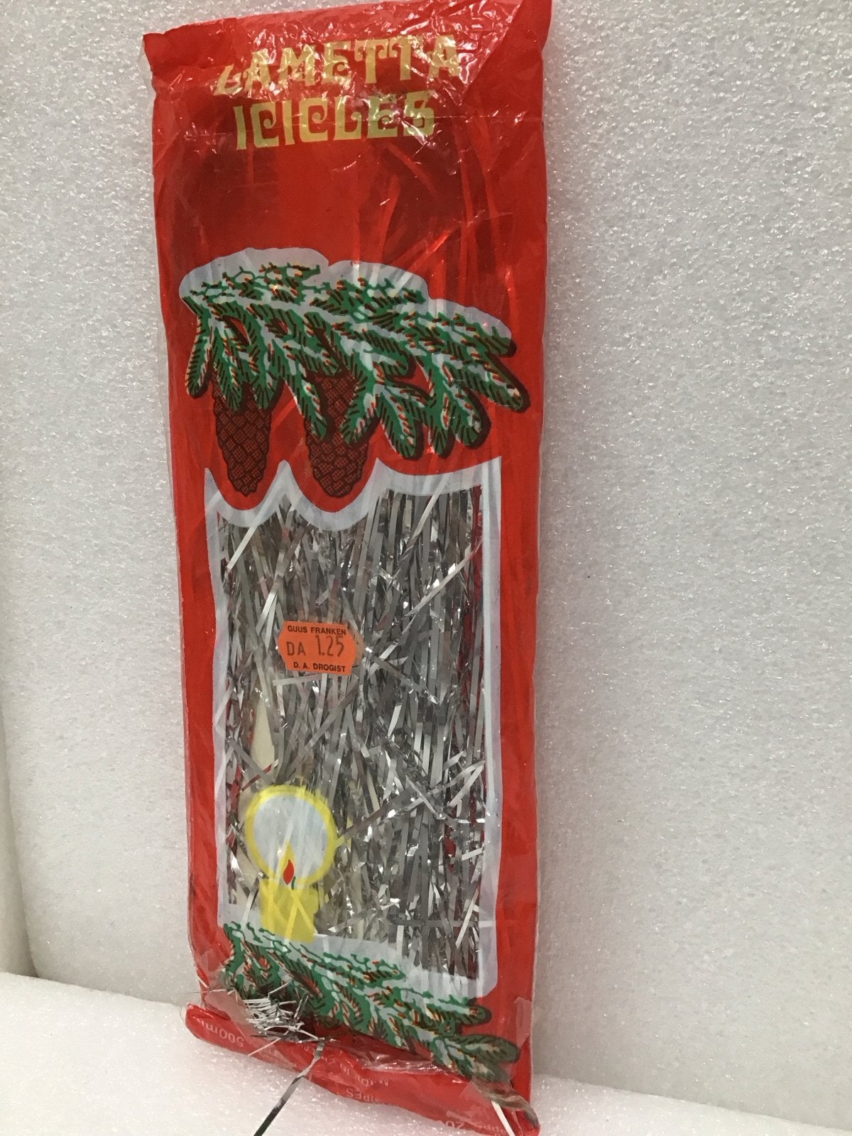 Vintage, zakje lametta, Ophalen of Verzenden, Gebruikt