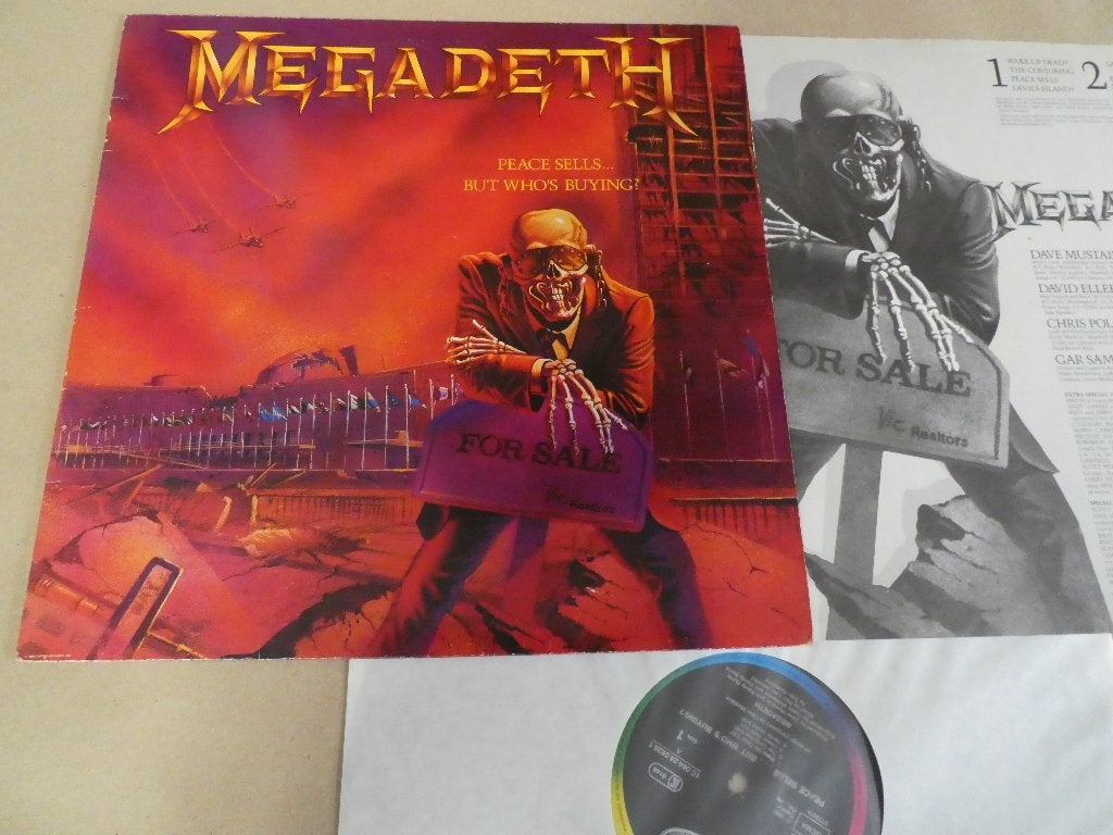 Megadeth – Peace Sells... But Who's Buying? (1986), Inclusief binnenhoes, Verzenden, Gebruikt, 12 inch