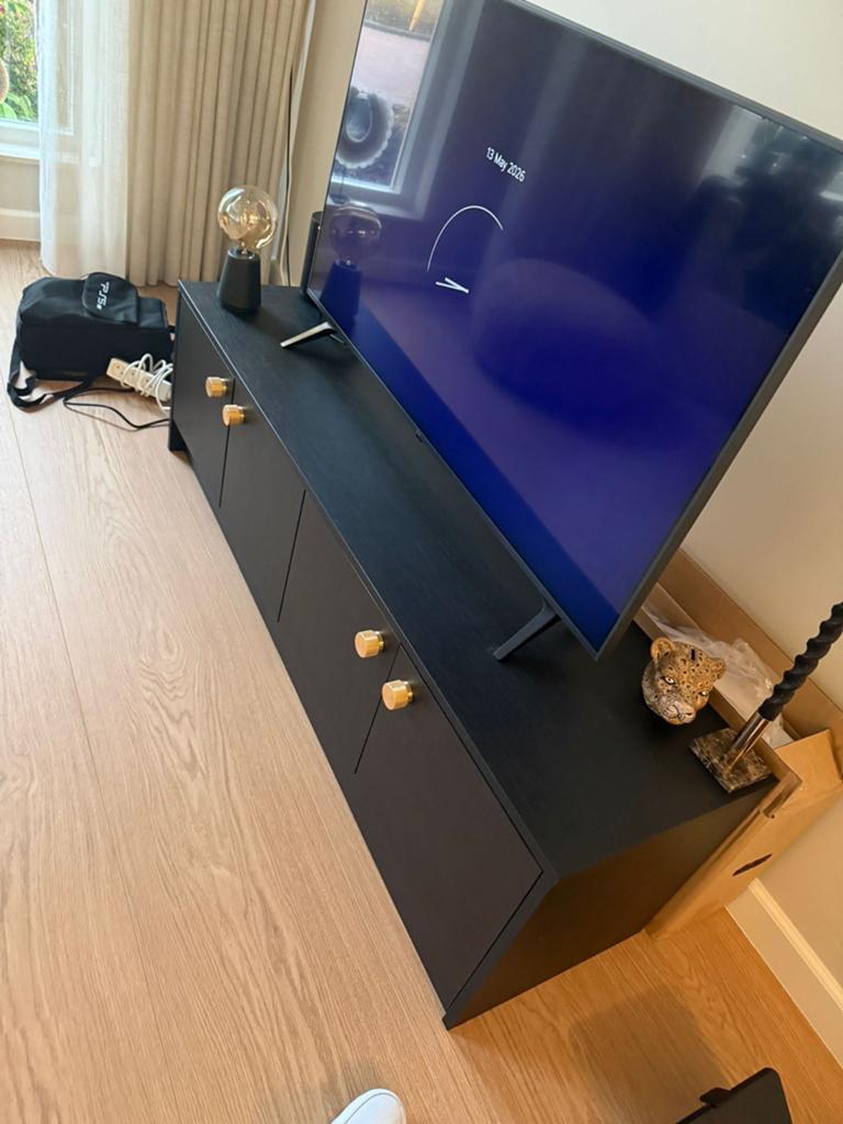 Unieke Tv kast 180cm breed, Ophalen, Overige materialen, 150 tot 200 cm, Zo goed als nieuw