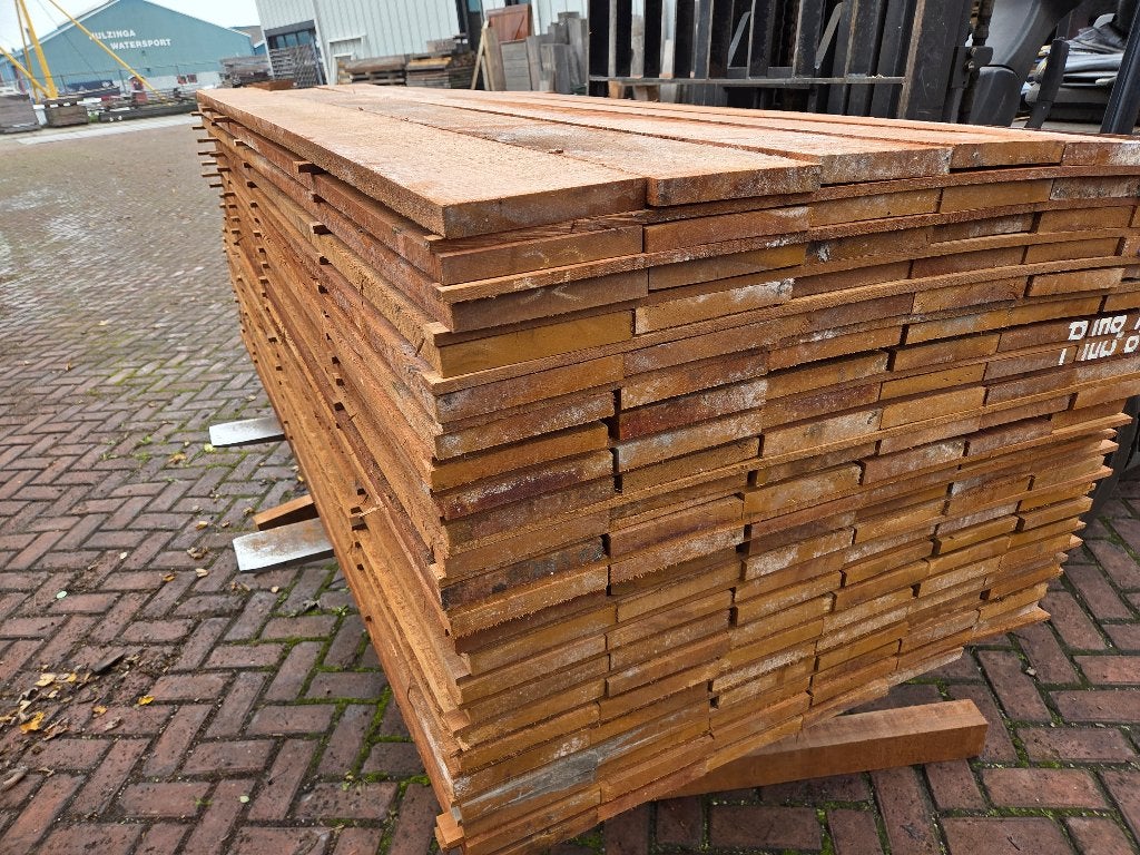 Hardhouten planken fijnbezaagd 2.0x15.0 cm scherp geprijsd!, Ophalen, Planken, Nieuw, Hardhout