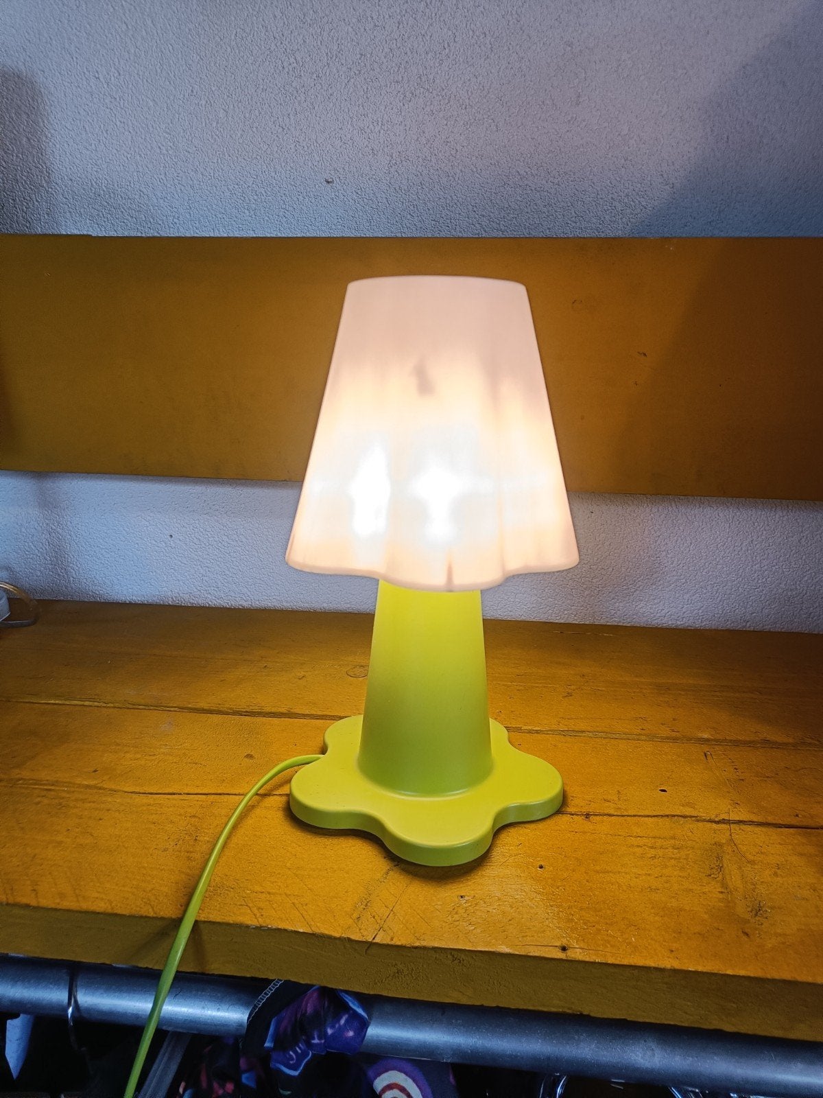 Vintage IKEA Mammut Tafellamp - Bloem Design, Kunststof, Gebruikt, Kinderlamp, E14 (klein)