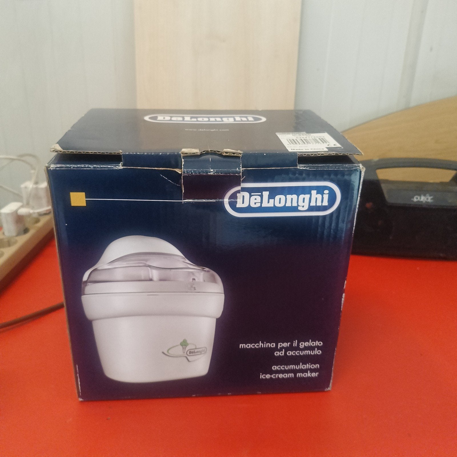 De'Longhi IC 8500 IJsmachine - Nieuw in doos, Ophalen of Verzenden