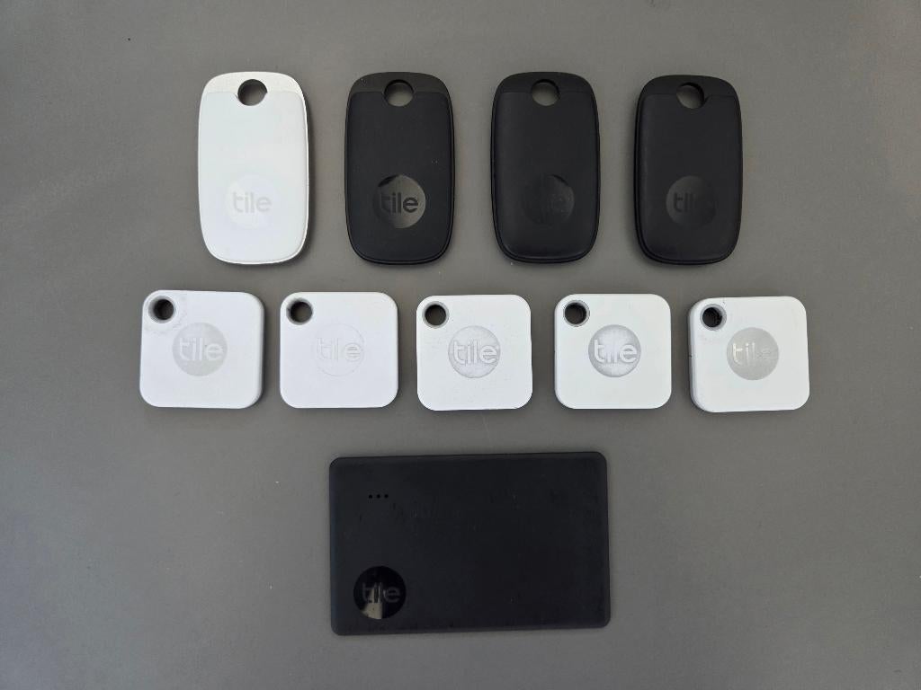 Tile tracker bundel — 5x Mate + 4x Pro + 1x Slim, Ophalen of Verzenden, Gebruikt, Zender en Ontvanger