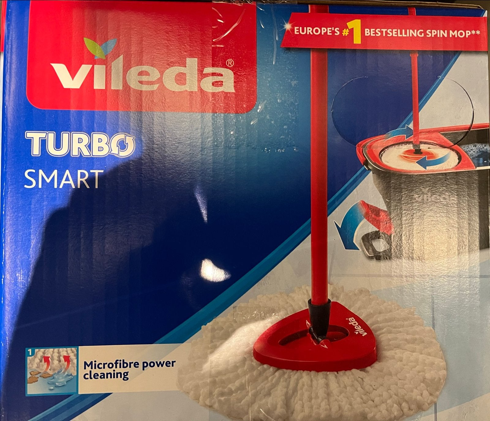 Vileda Turbo Smart Dweilset - Nieuw in doos, Ophalen, Mop of Dweil