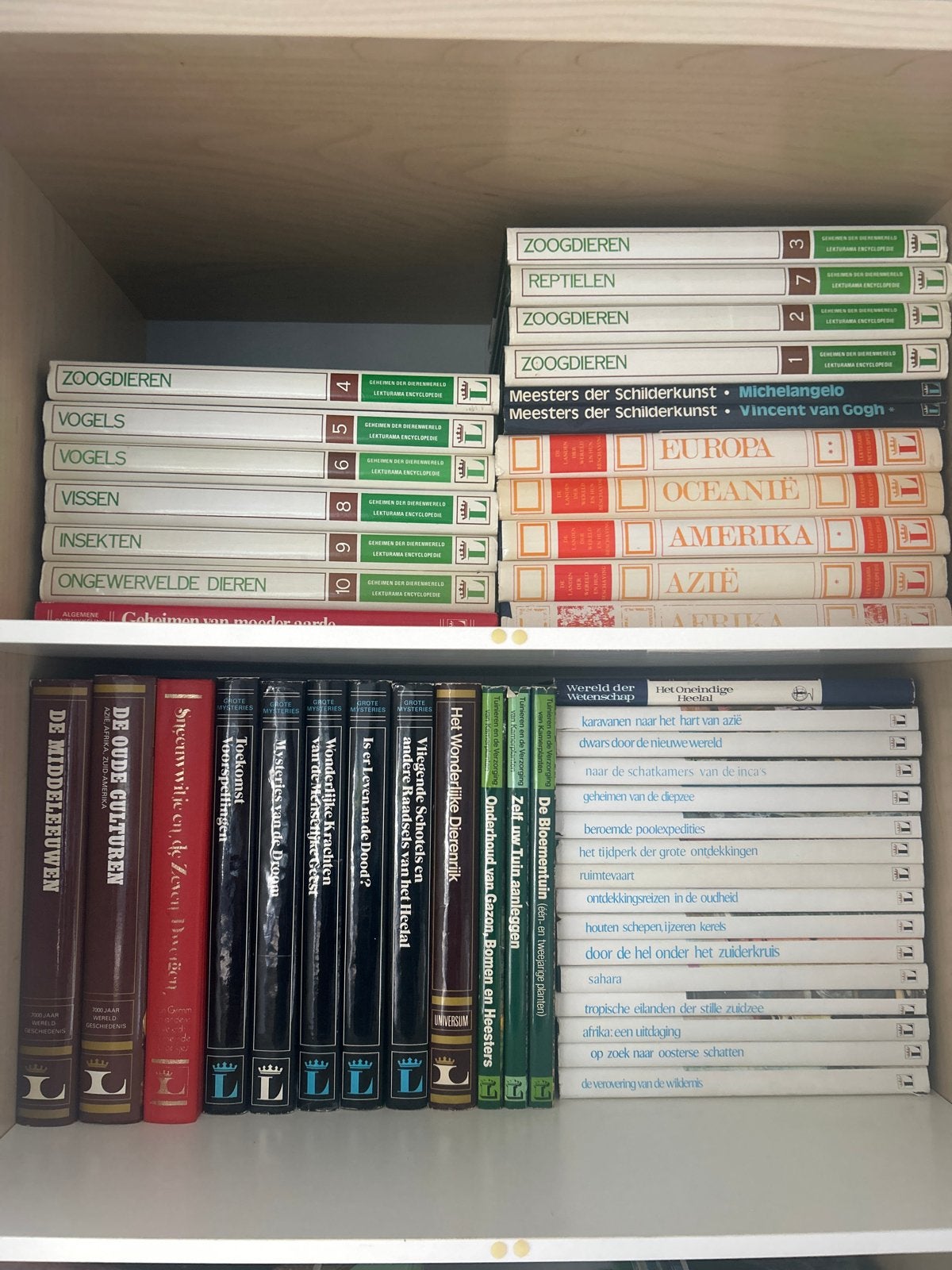 Diverse encyclopedieën en boeken over geschiedenis/natuur, Ophalen of Verzenden, Gelezen, Algemeen, Complete serie