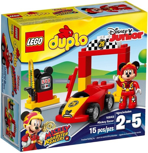 Lego Duplo set 10843 Mickey's racewagen, Overige thema's, Nieuw, Ophalen of Verzenden, Duplo
