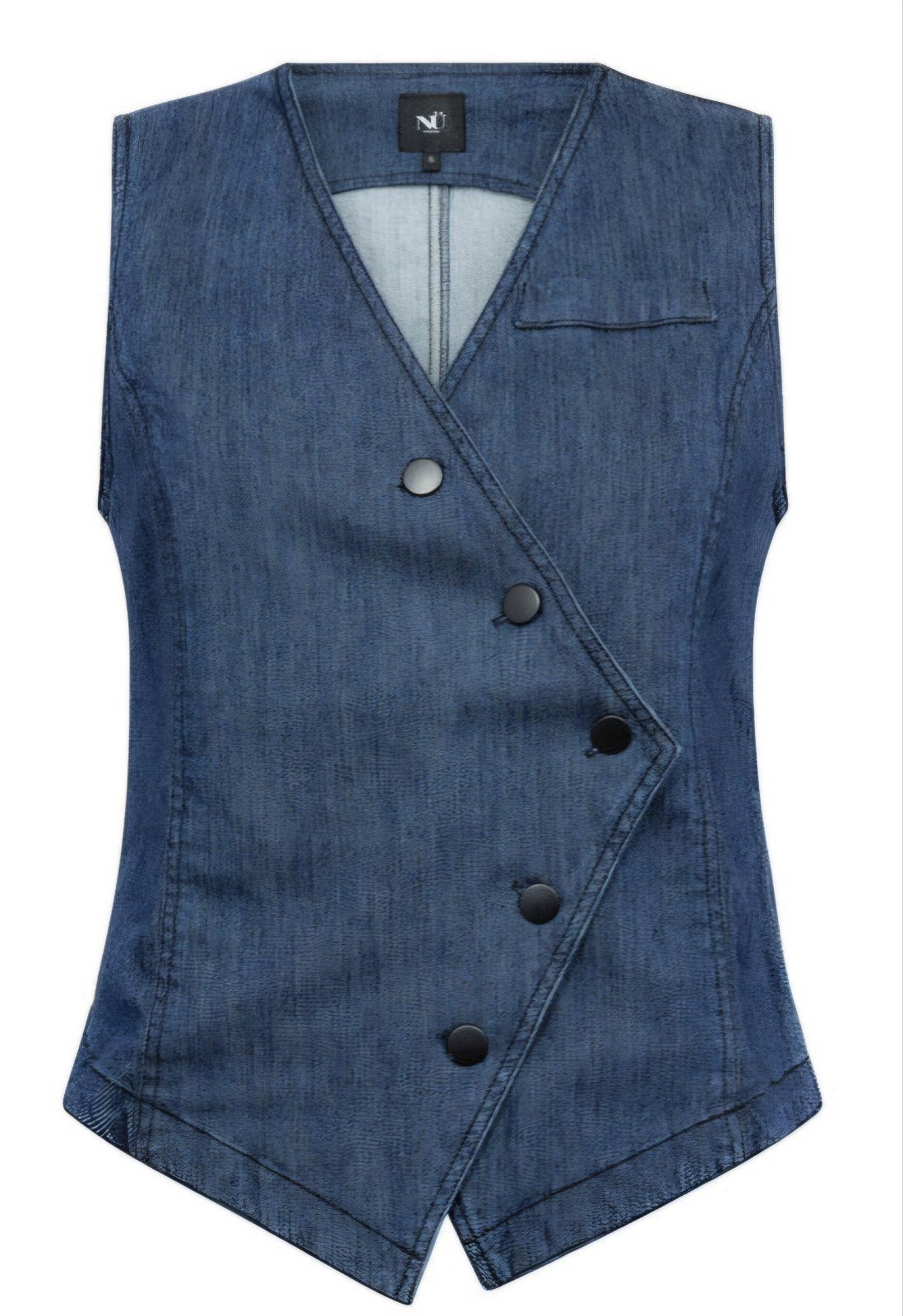 NÜ Denmark spijkergilet, maat XL, nieuw met kaartje, Blauw, Maat 46/48 (XL) of groter, Nieuw, Ophalen of Verzenden