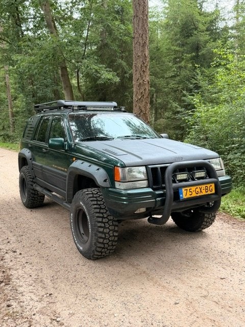 Jeep Grand Cherokee Limited 1998 5,2 V8, Auto's, Jeep, Particulier, Grand Cherokee, Airconditioning, Bluetooth, Centrale vergrendeling