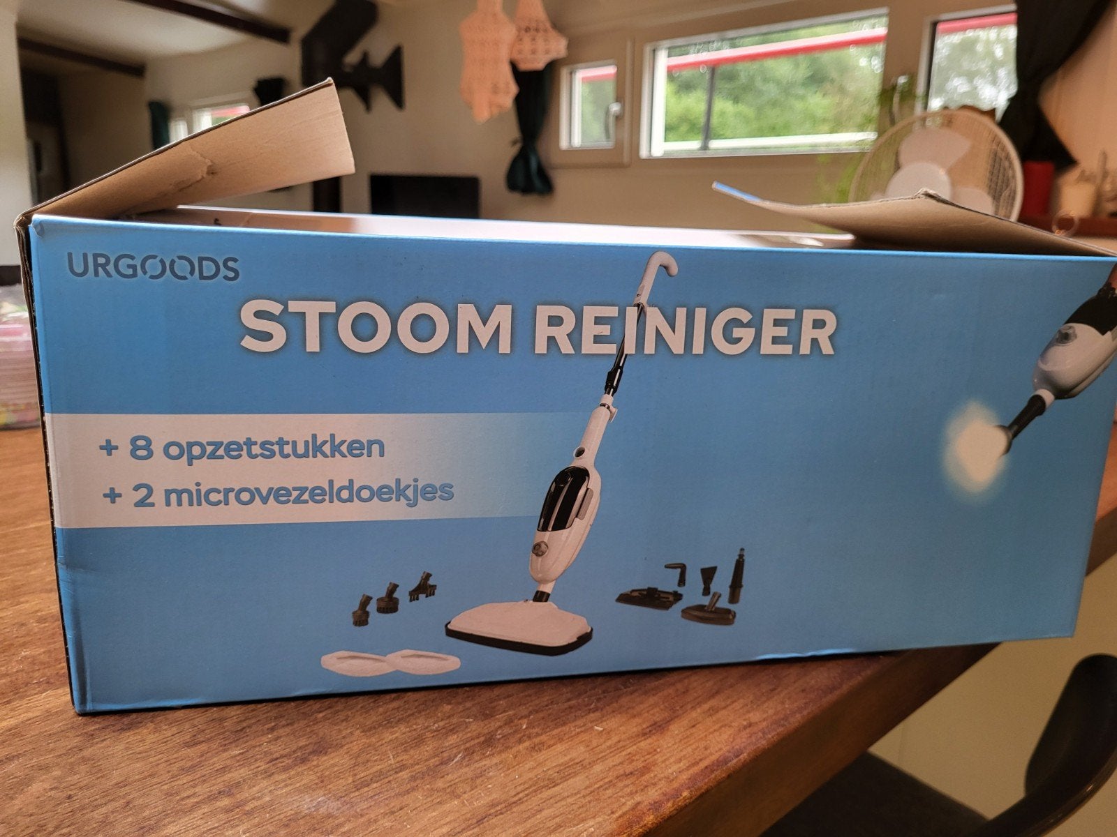 URGOODS Stoomreiniger 2-in-1 - Zo goed als nieuw, Ophalen of Verzenden