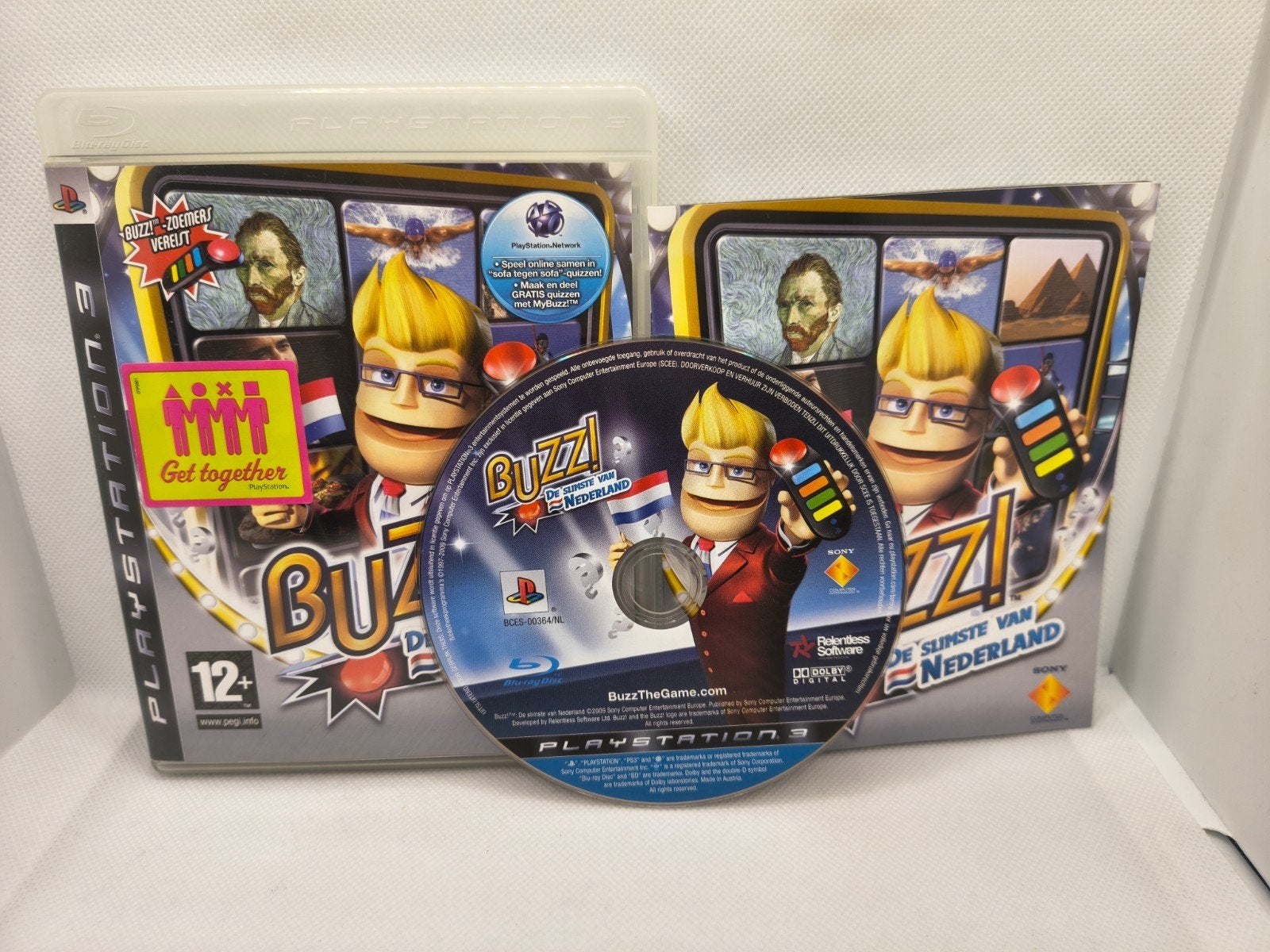 Buzz! De slimste van Nederland Playstation 3 game, 3 spelers of meer, Ophalen of Verzenden, Zo goed als nieuw, Vanaf 3 jaar