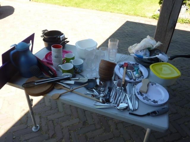 Diverse keukengerei voor op de camping, Caravans en Kamperen, Ophalen, Gebruikt