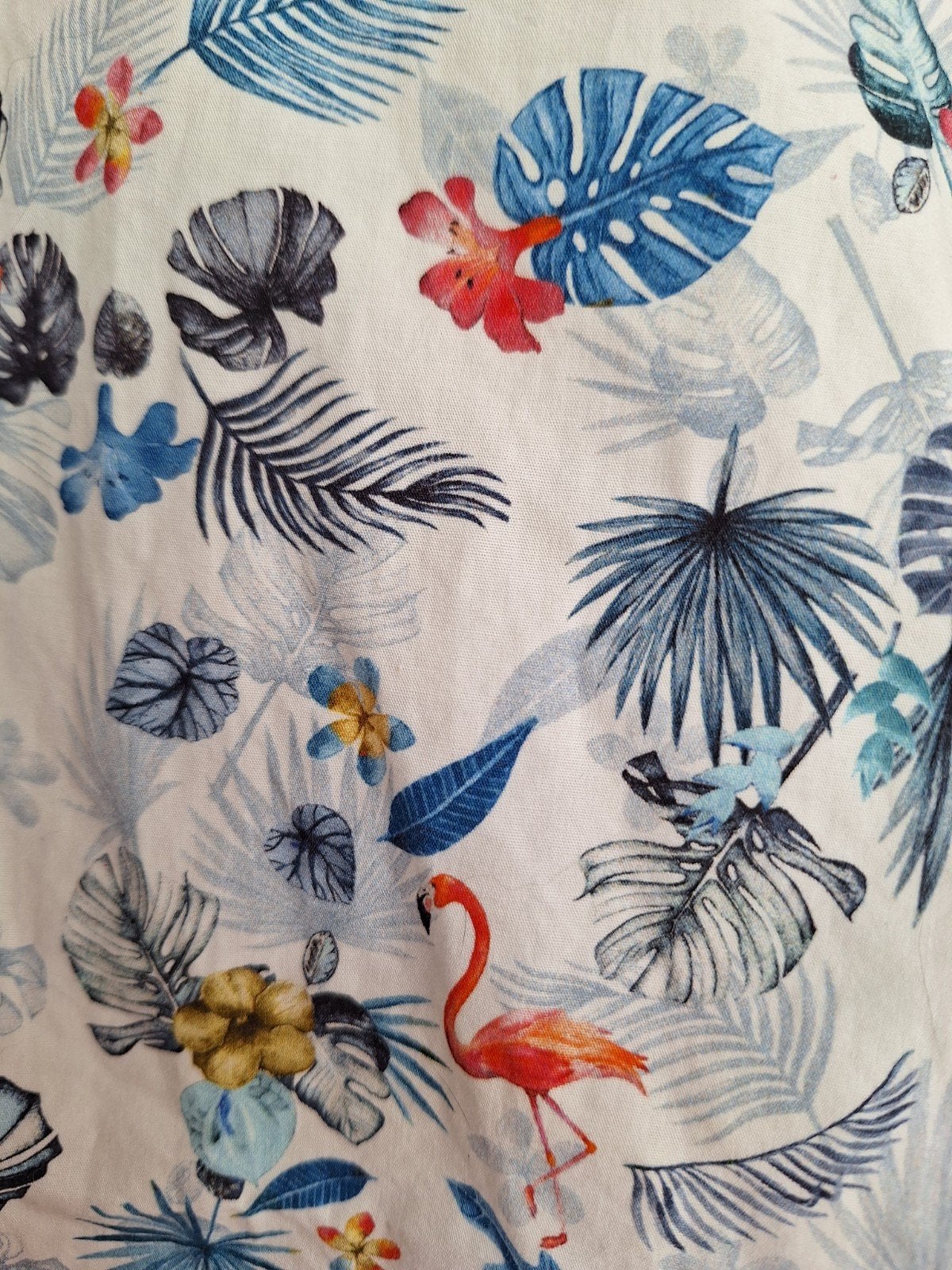 Claude Vigo Modern Fit overhemd met flamingoprint, Meerkleurig, Claude Vigo, Ophalen of Verzenden, Zo goed als nieuw
