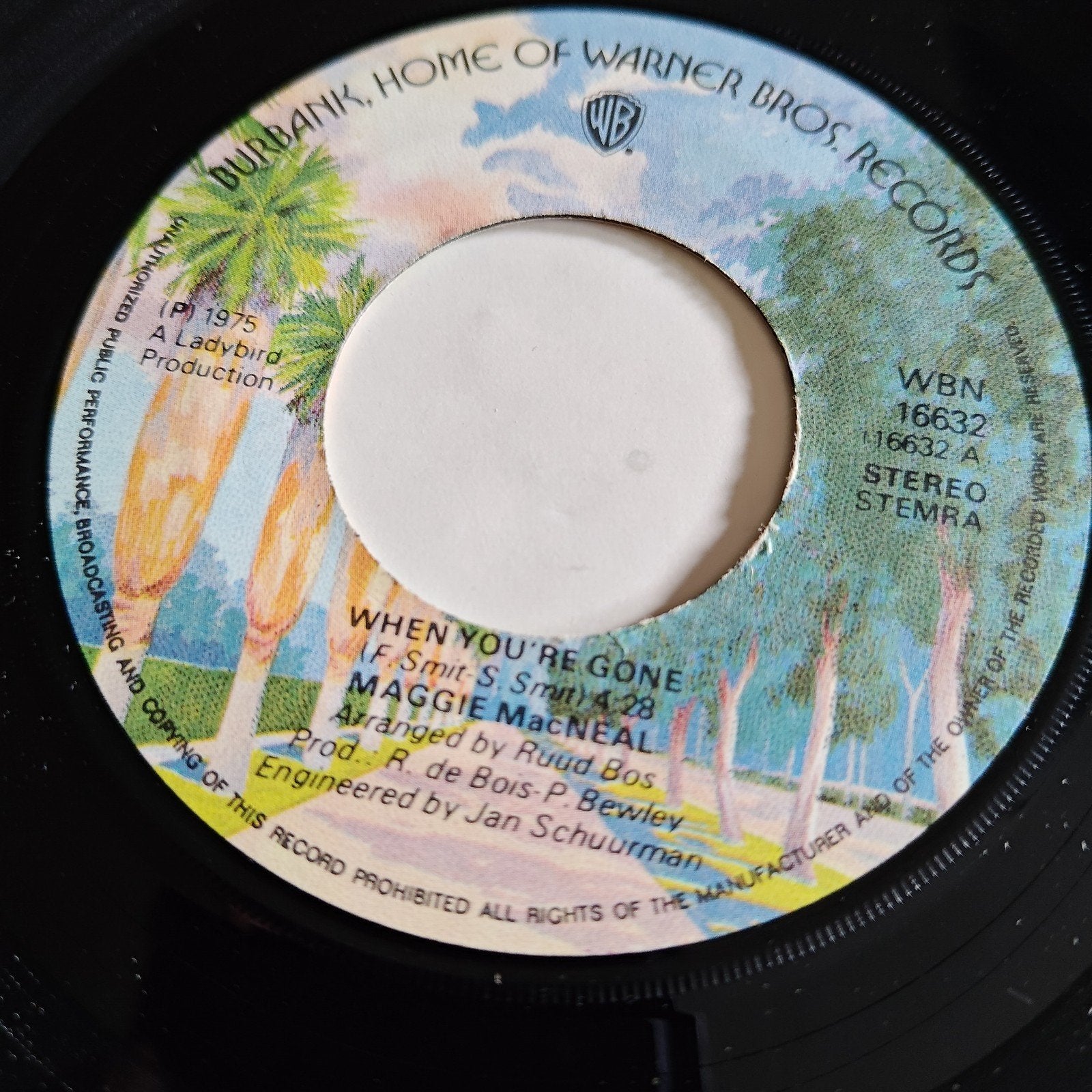 Maggie MacNeal - When You're Gone (1975) 7 inch single, Gebruikt, 7 inch, Ophalen of Verzenden, Pop