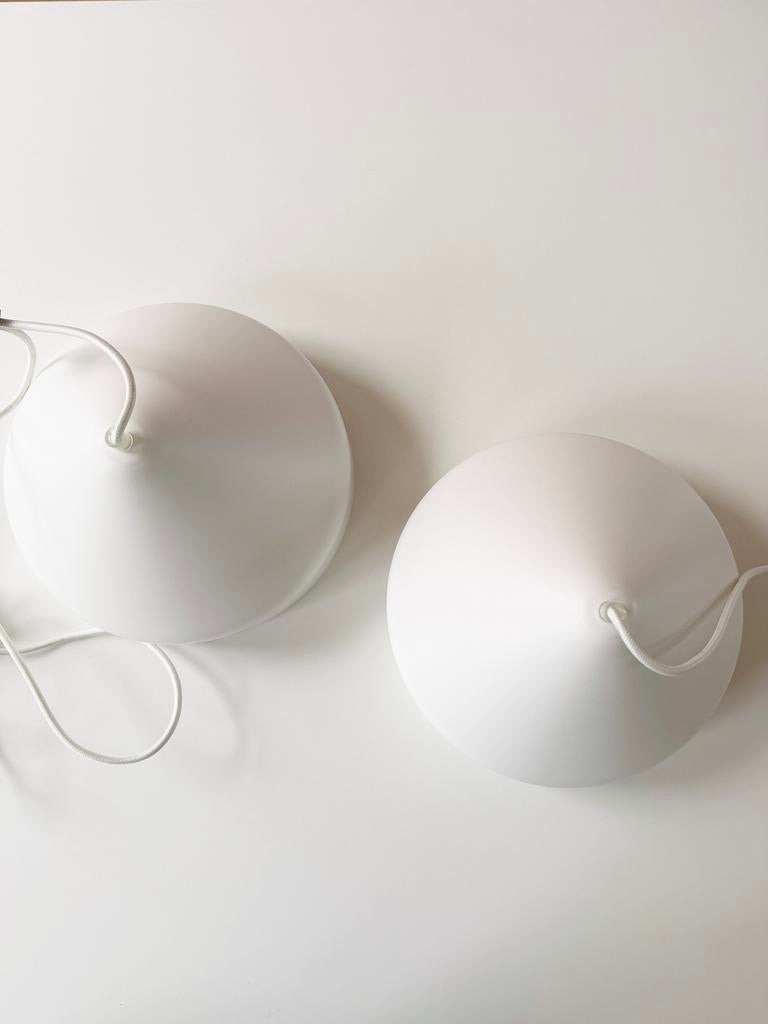 2 Lloop hanglampen van Vij5 design - NIEUW - wit, Ophalen of Verzenden, Zo goed als nieuw, Wit, Rond