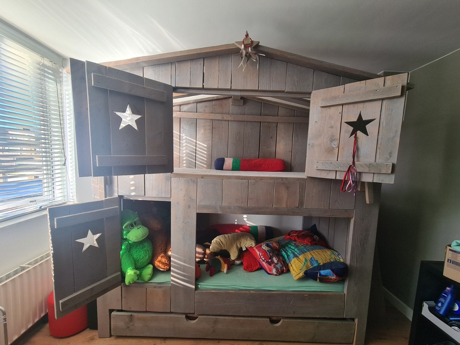 Boomhutbed XXL, Ophalen, Stapelbed
