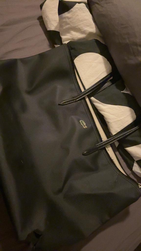 Lacoste tas zwart, Ophalen of Verzenden, Zo goed als nieuw
