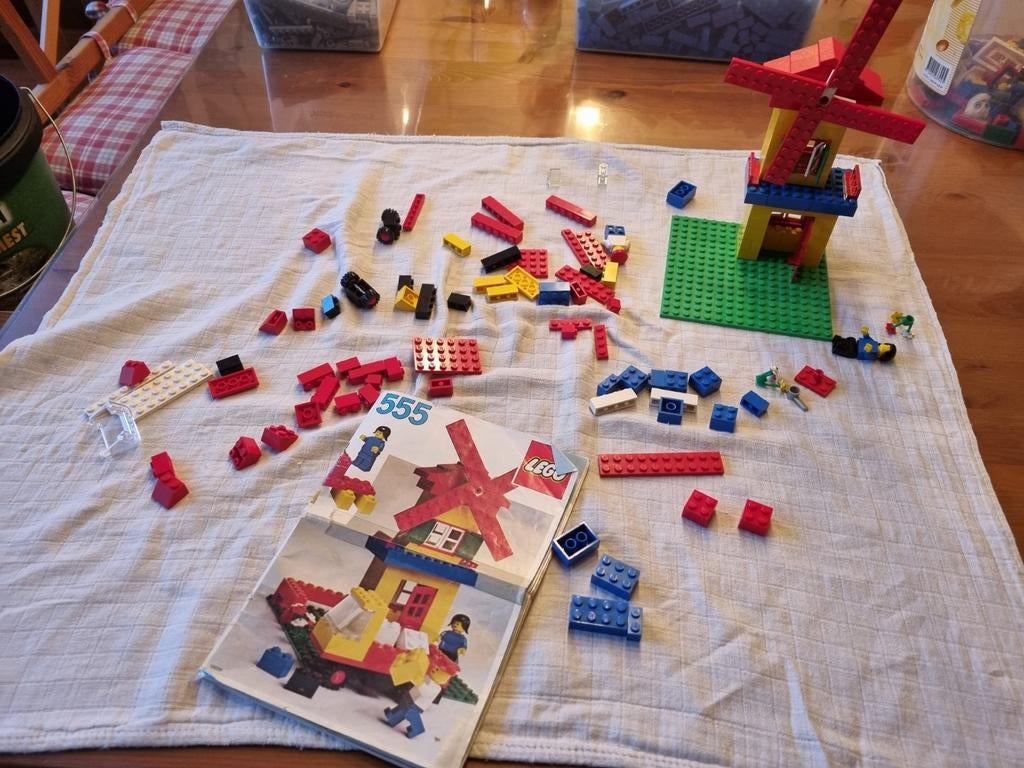 LEGO Basispakket 555-2 en 890 met instructies, Kinderen en Baby's, Speelgoed | Duplo en Lego, Gebruikt, Overige thema's, Lego