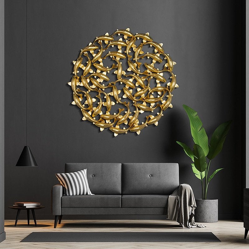 Koi Zen Wall Art – 160 cm – Koi Karper, Ophalen, Nieuw, Overige typen