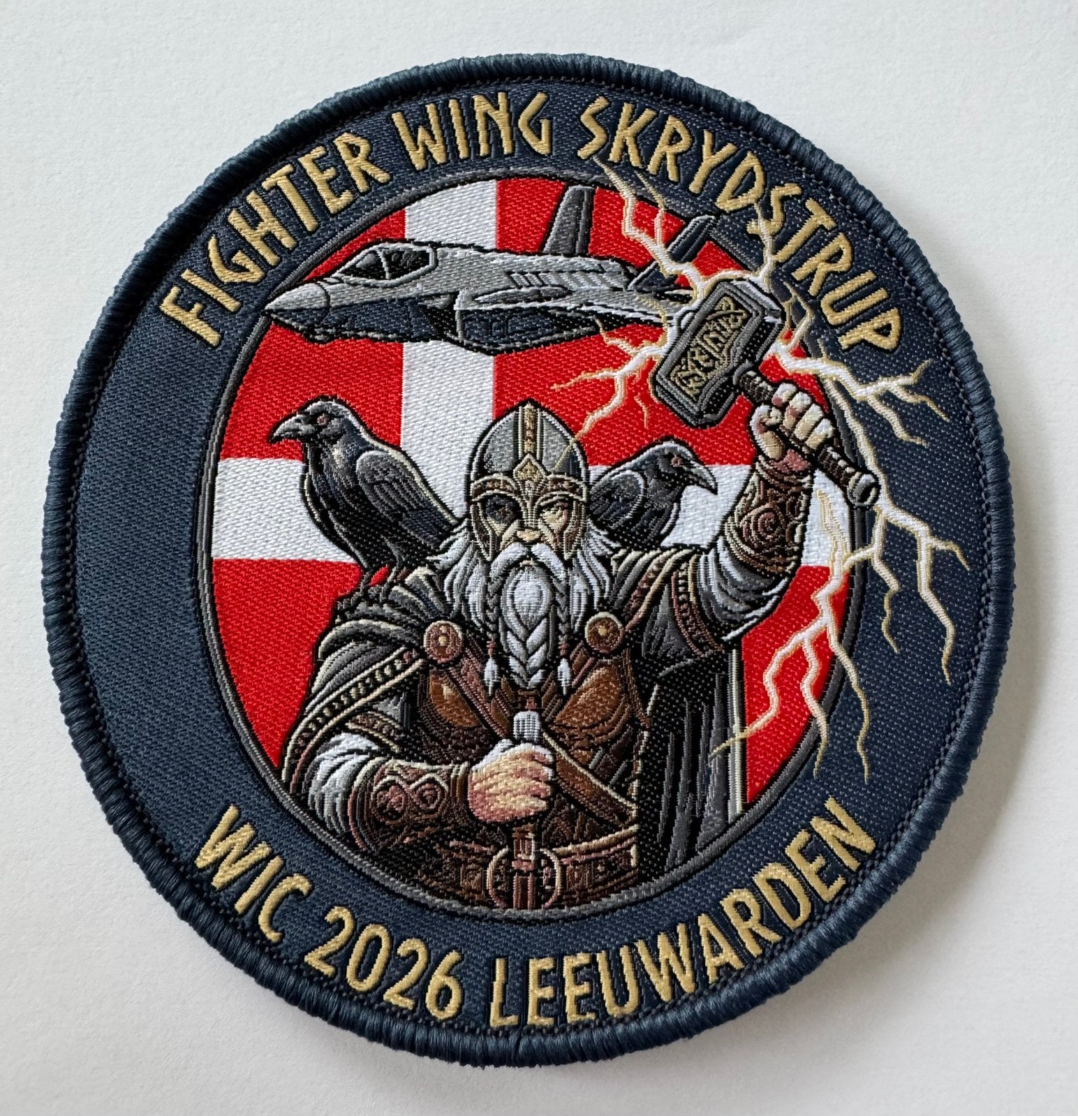 WIC 2026 Fighter Wing Skrydstrup, Ophalen of Verzenden, Nieuw, Patch, Badge of Embleem