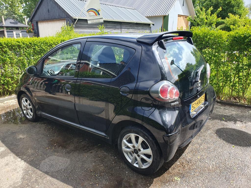 Toyota Aygo 2009 167009 km, Stof, Zwart, Zwart, Handgeschakeld