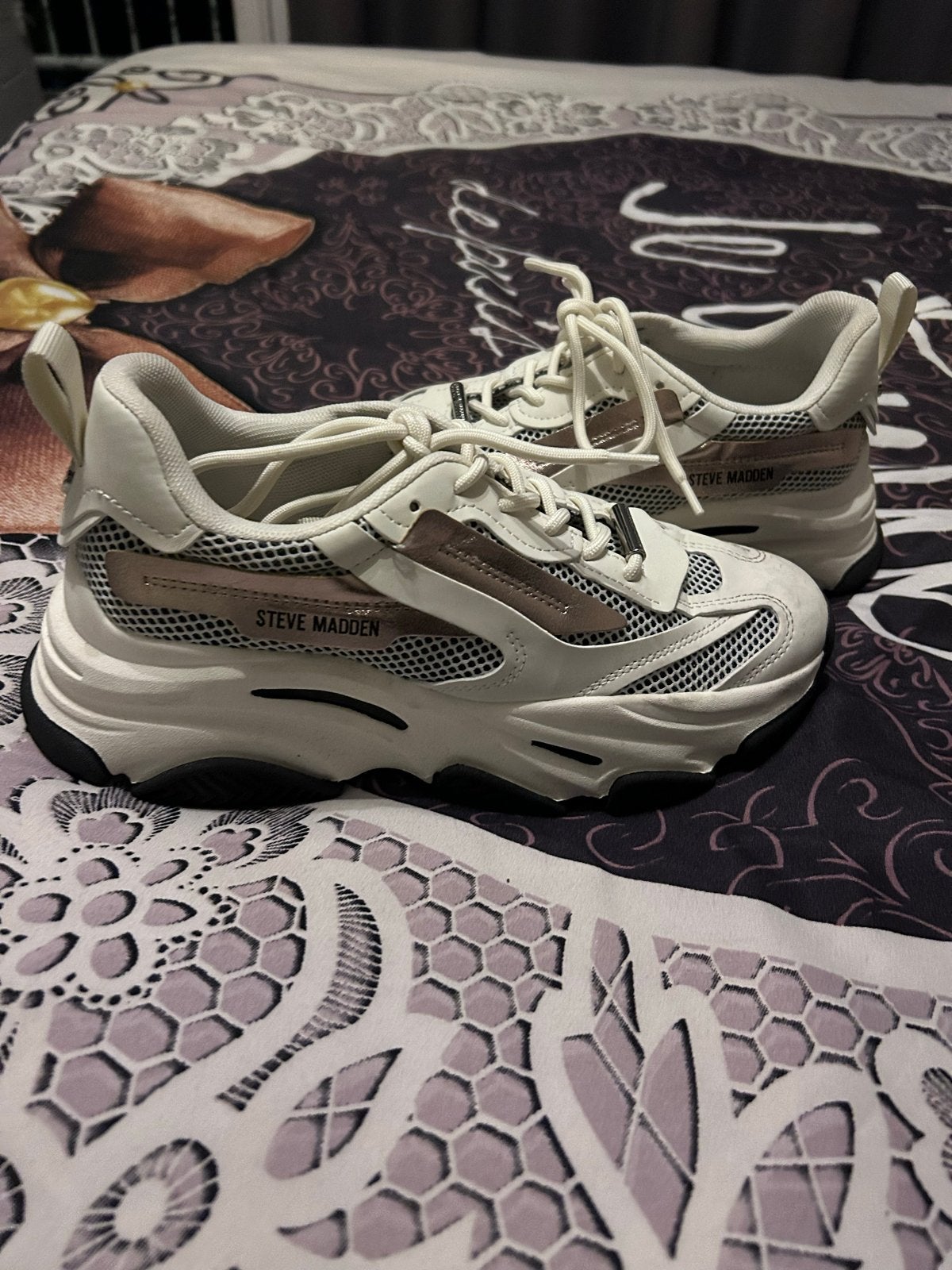 Steve Madden Sneakers - maat 39, Kleding | Dames, Ophalen of Verzenden, Zo goed als nieuw, Wit, Sneakers of Gympen