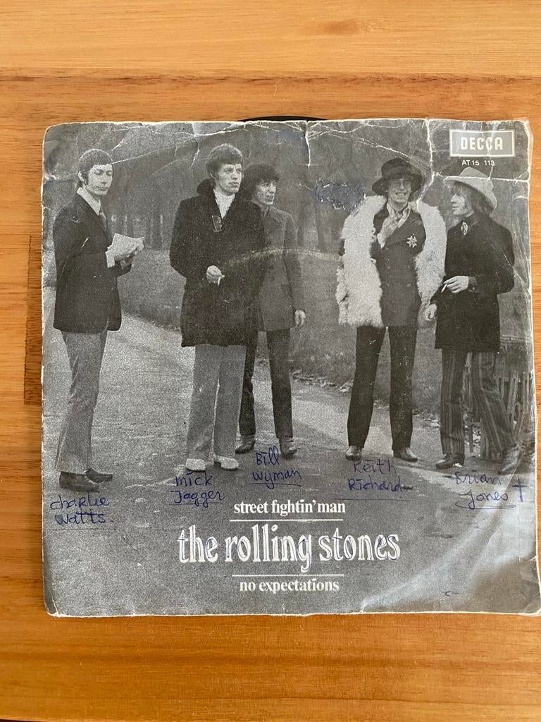 Rolling Stones - Street Fightin’ Man single, Gebruikt, 7 inch, Single, Pop