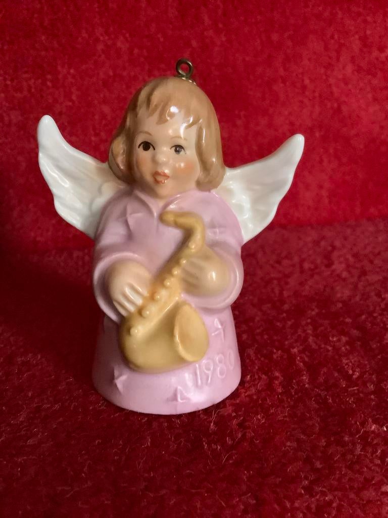 Goebel Kerst Engel Beeldje ❤️ Tafelbel 1980, Ophalen of Verzenden