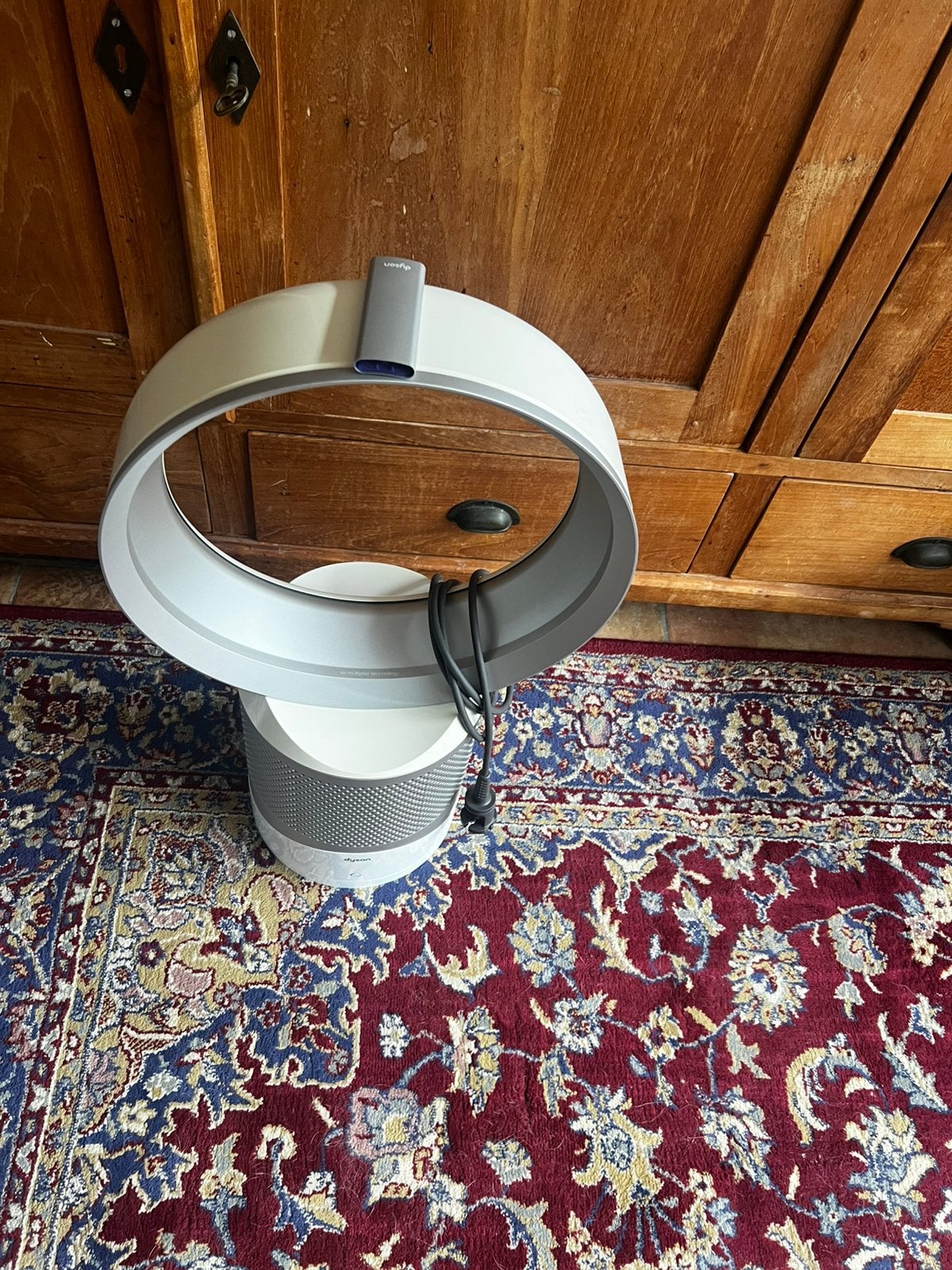 Dyson TP02 Luchtreiniger-Tafelventilator met hepa filter, Ophalen of Verzenden, Gebruikt, Luchtreiniger