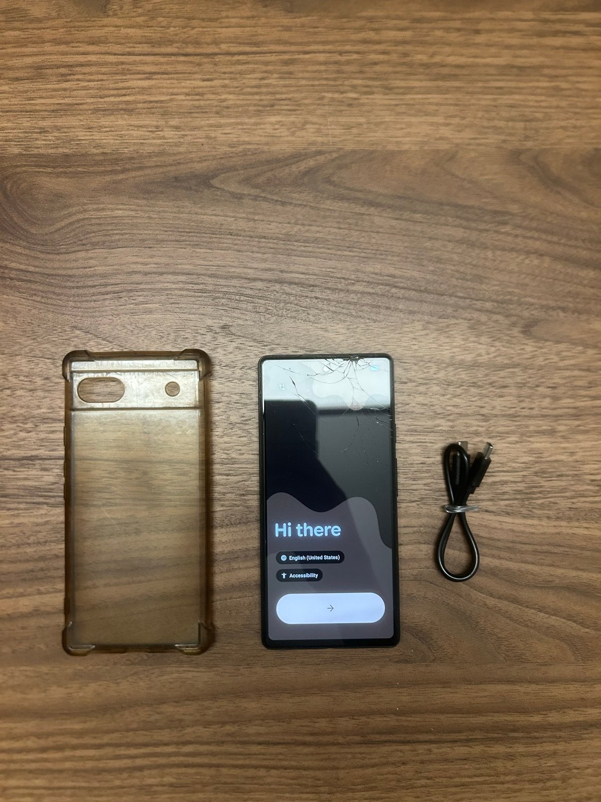 Google Pixel 6a met schermschade, werkt perfect, Gebruikt, Ophalen of Verzenden, Klassiek of Candybar, Met simlock