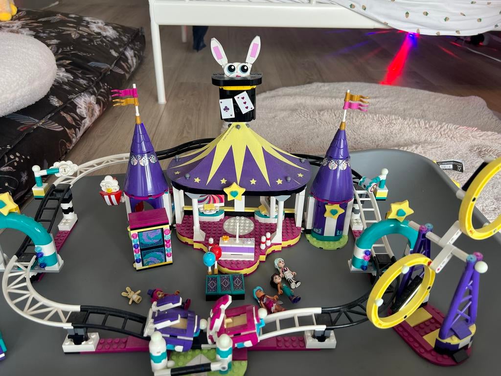 Lego Friends Magische Kermisachtbaan (41685), Lego, Friends, Ophalen of Verzenden, Zo goed als nieuw